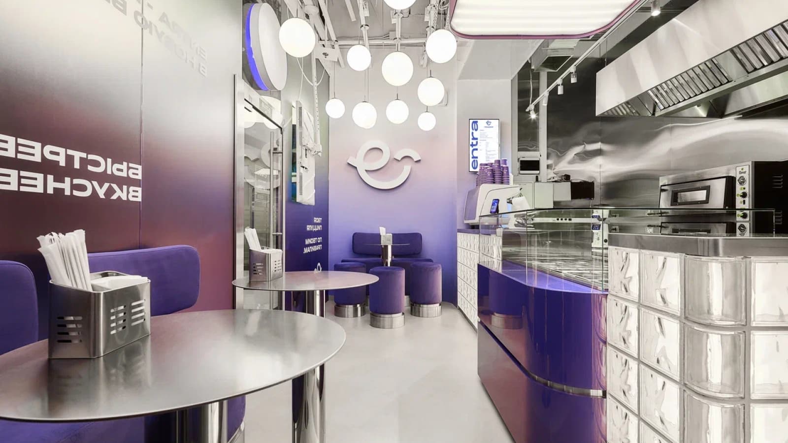 Интерьер Entra Pizza