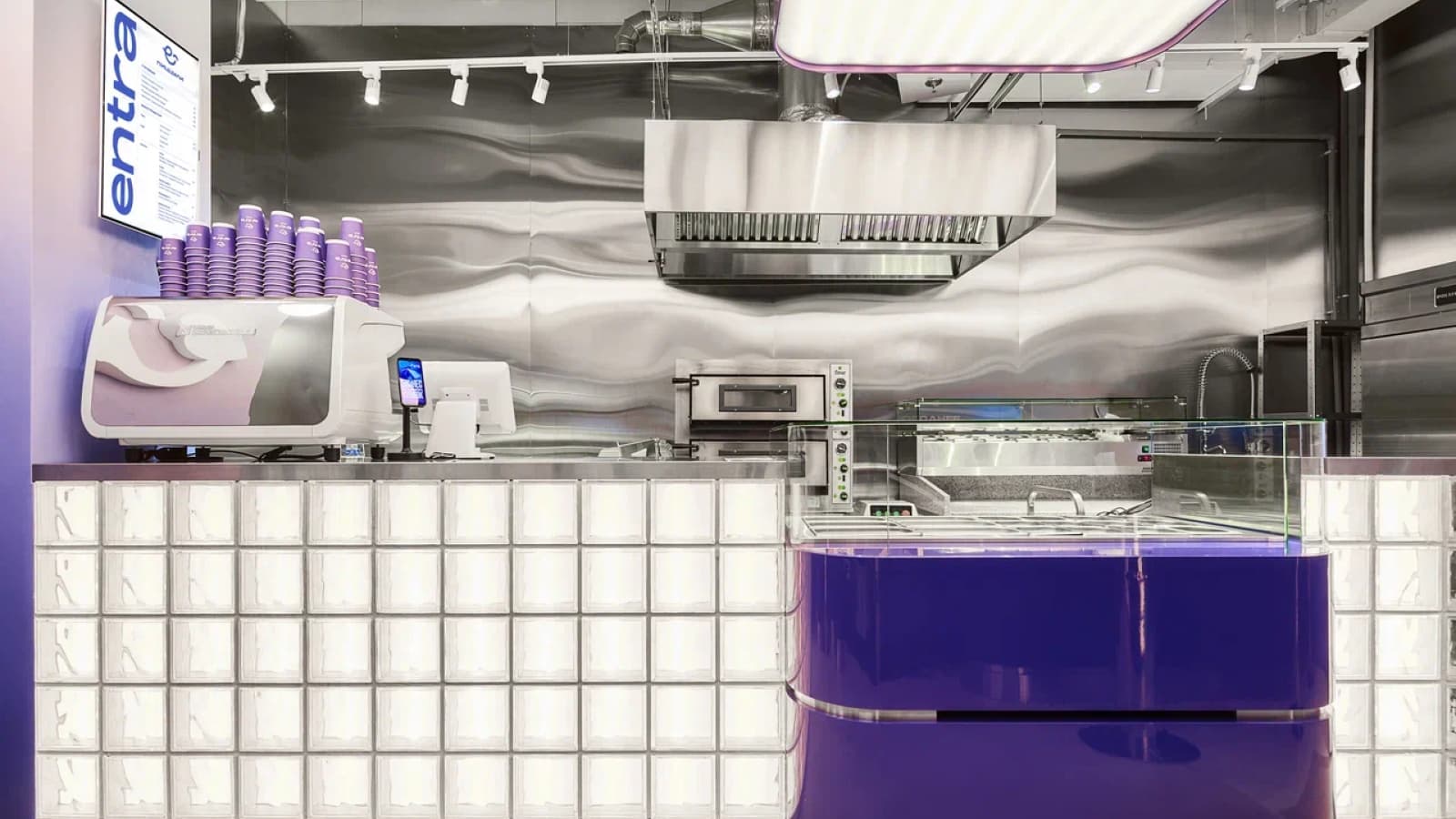 Интерьер Entra Pizza